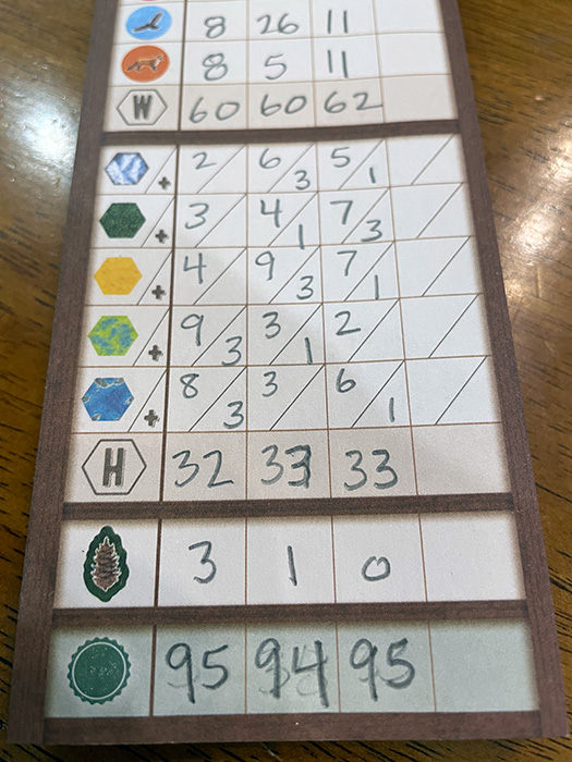 Cascadia board game