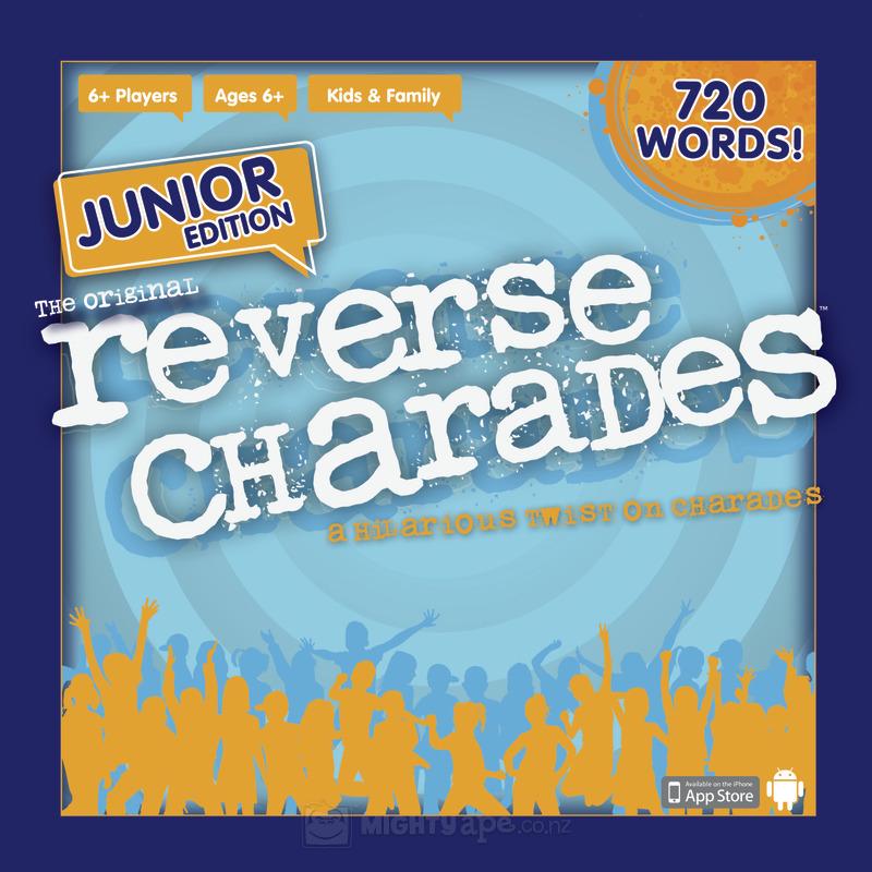Reverse Charades Junior party game
